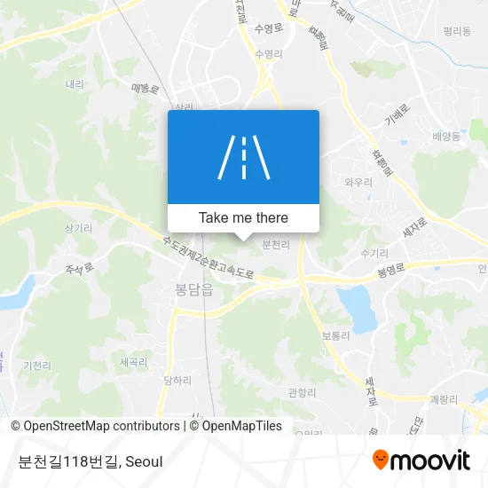 분천길118번길 map