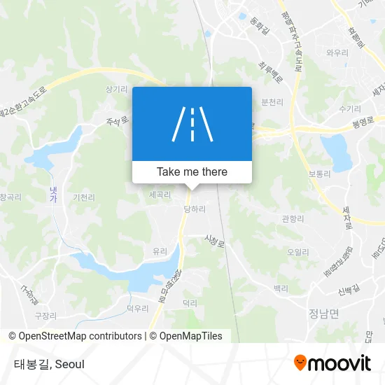 태봉길 map