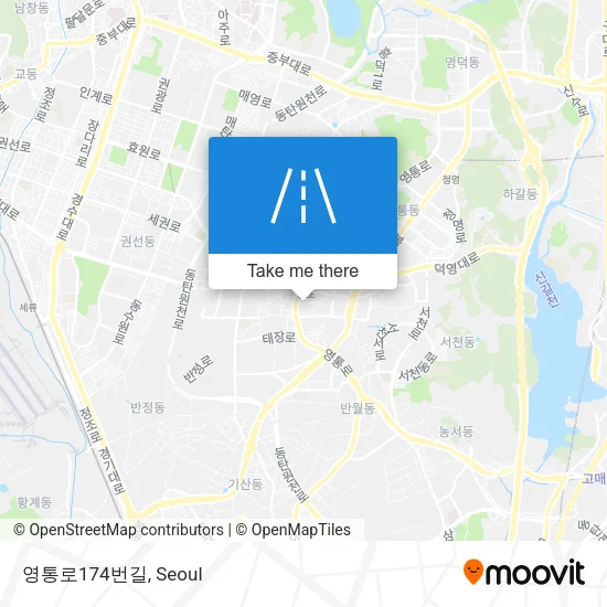 영통로174번길 map