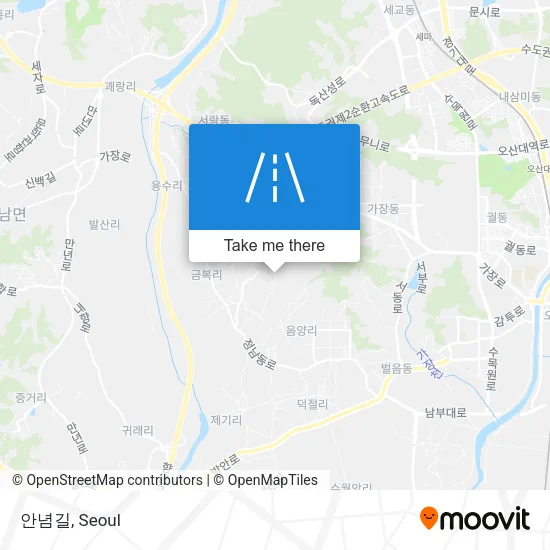 안념길 map