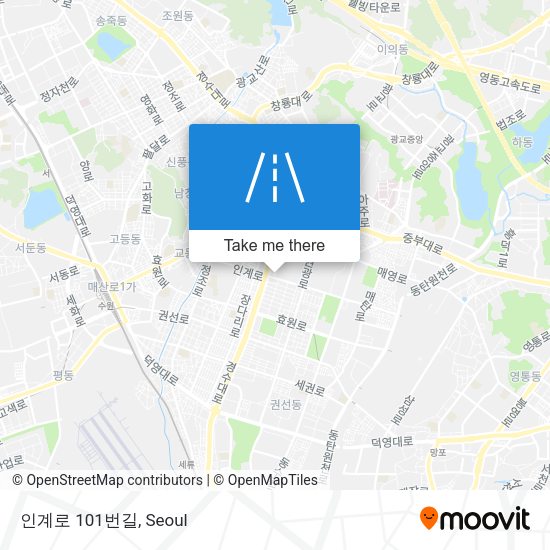 인계로 101번길 map