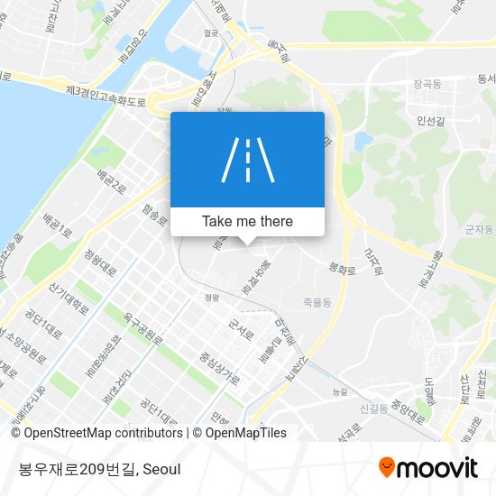 봉우재로209번길 map