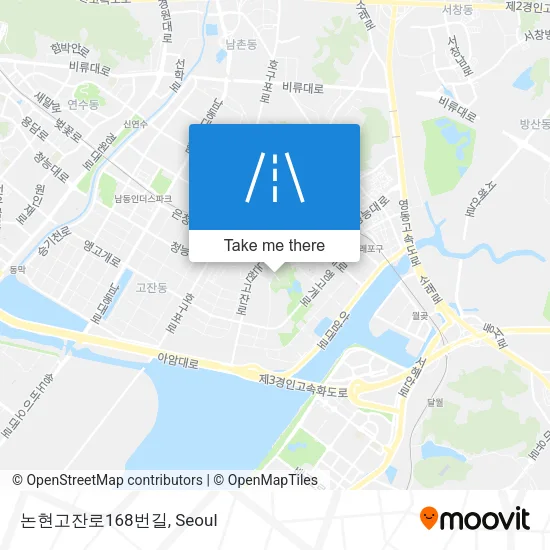 논현고잔로168번길 map