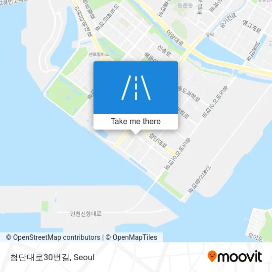 첨단대로30번길 map
