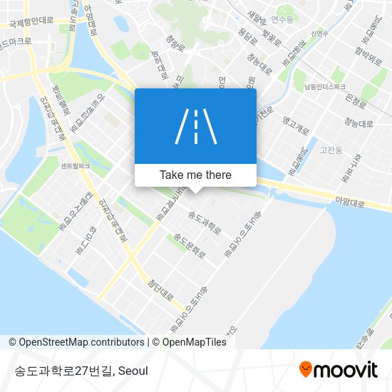 송도과학로27번길 map