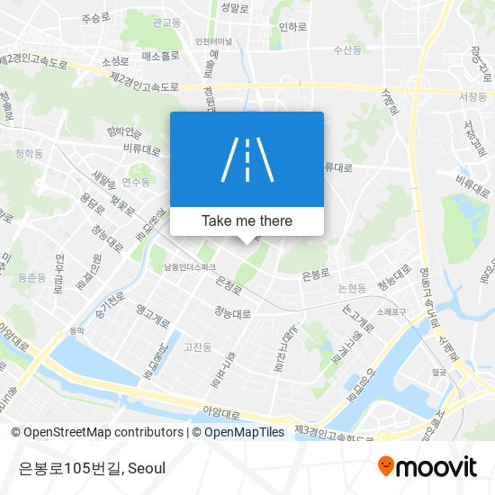 은봉로105번길 map