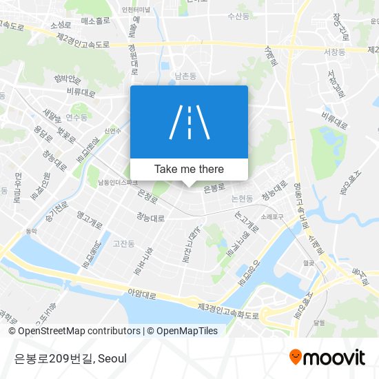 은봉로209번길 map