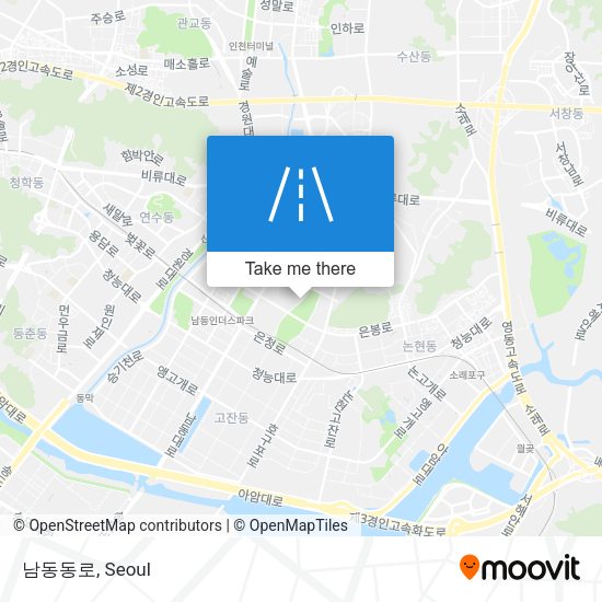 남동동로 map