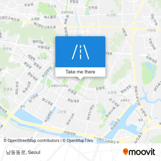 남동동로 map