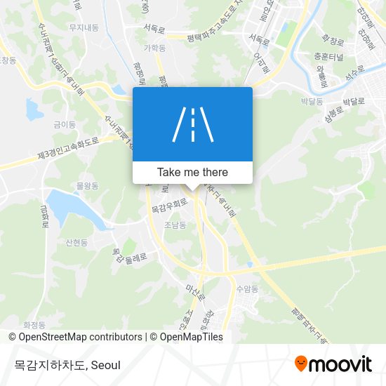 목감지하차도 map