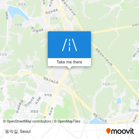 동막길 map