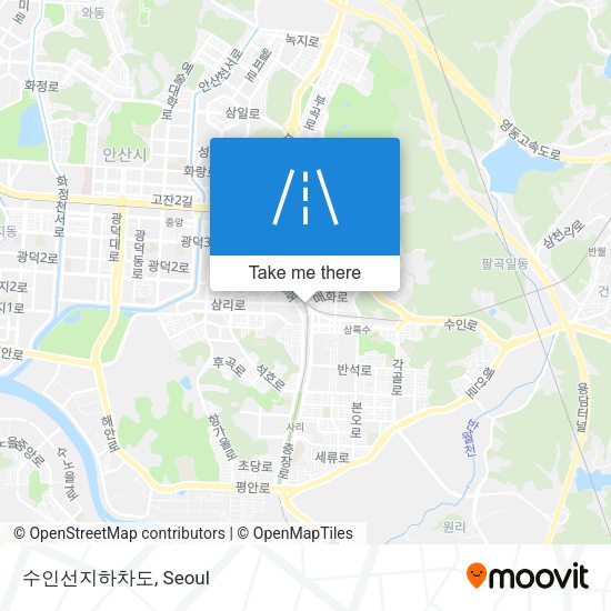 수인선지하차도 map
