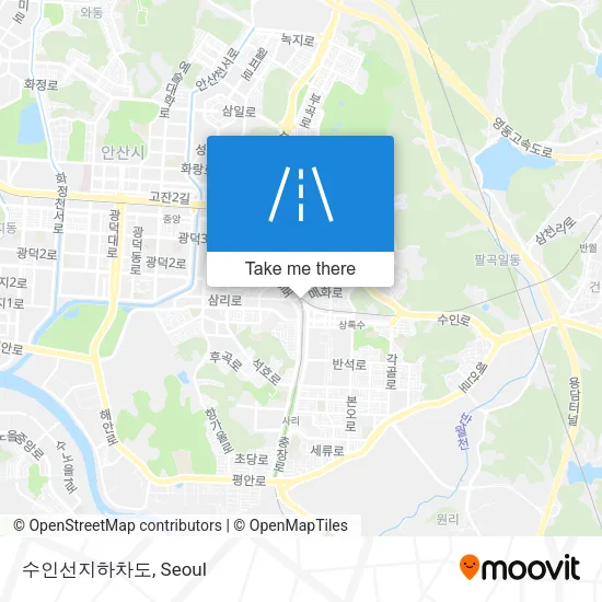 수인선지하차도 map