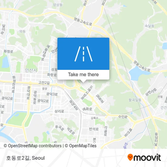 호동로2길 map