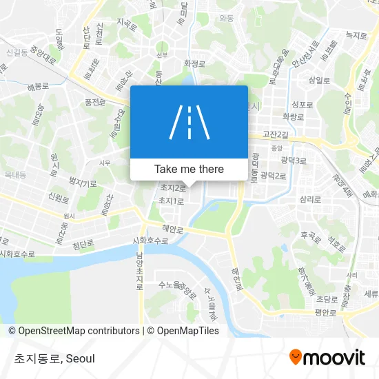 초지동로 map