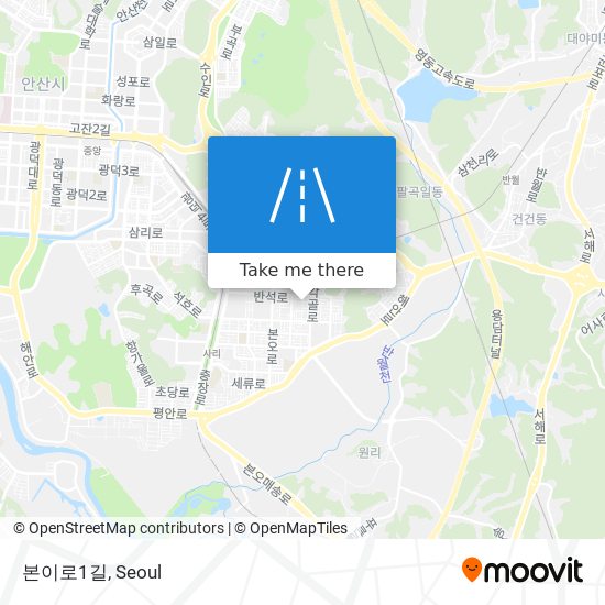 본이로1길 map