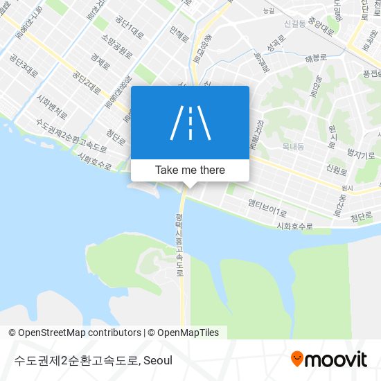 수도권제2순환고속도로 map