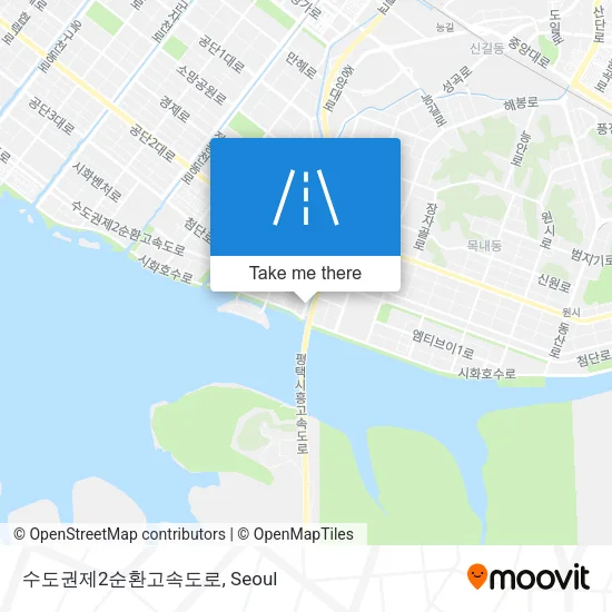 수도권제2순환고속도로 map