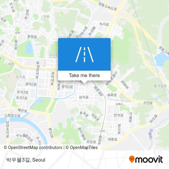 박우물3길 map