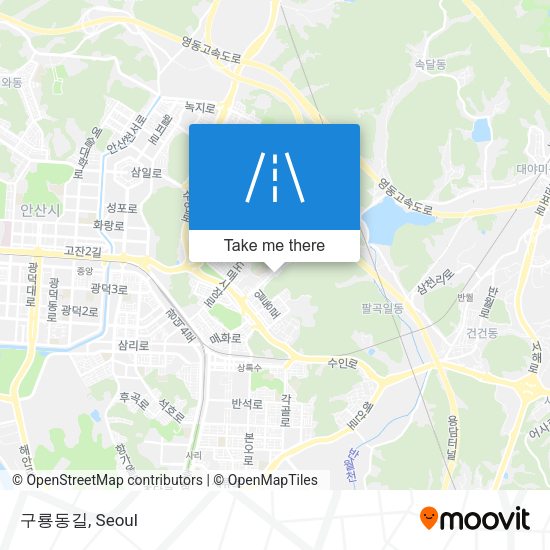 구룡동길 map