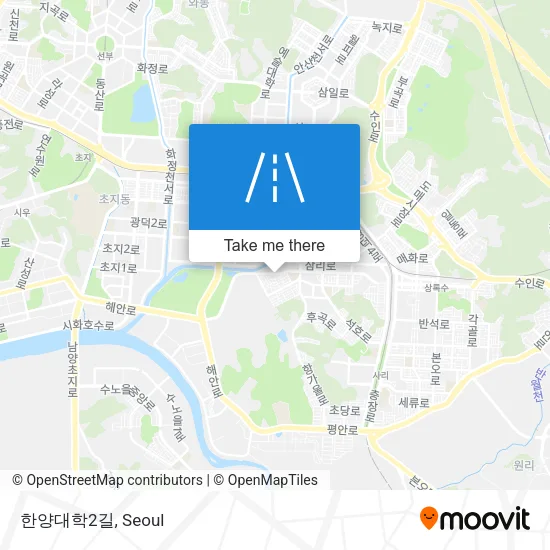 한양대학2길 map