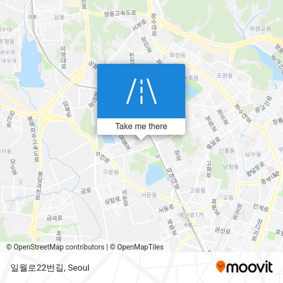 일월로22번길 map