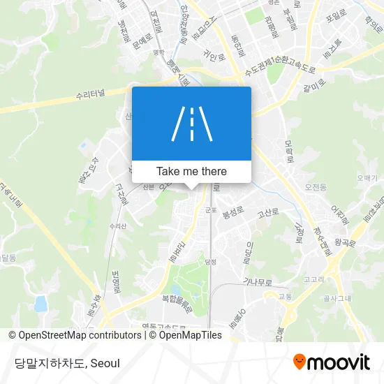 당말지하차도 map