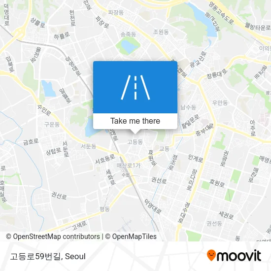 고등로59번길 map