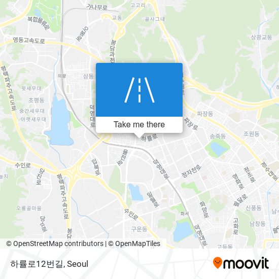 하률로12번길 map