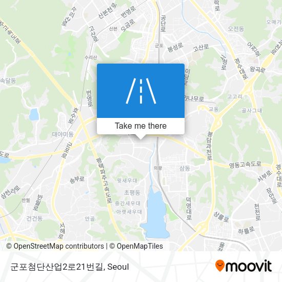 군포첨단산업2로21번길 map
