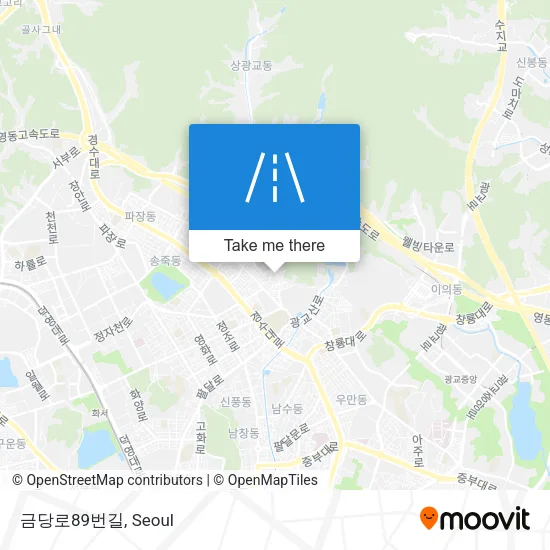 금당로89번길 map
