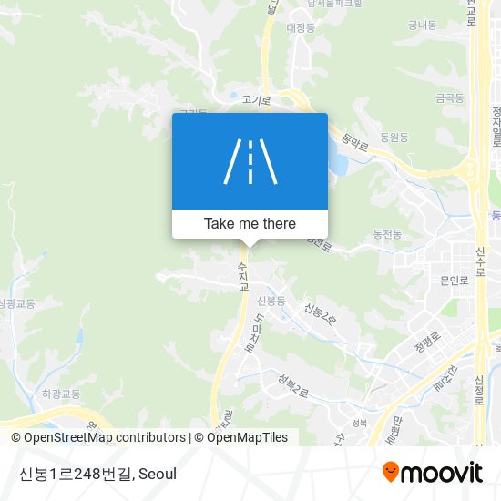 신봉1로248번길 map