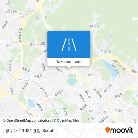 경수대로1031번길 map