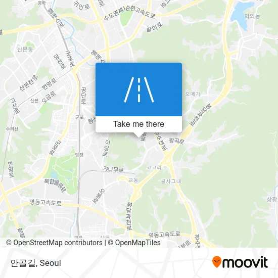 안골길 map