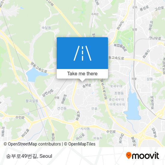 송부로49번길 map