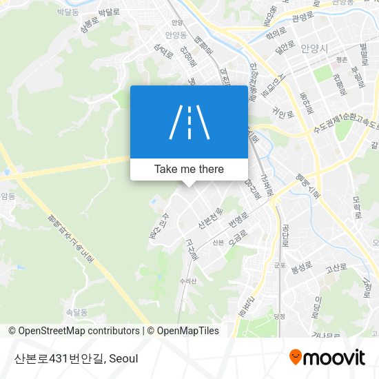 산본로431번안길 map