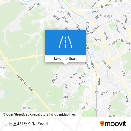 산본로431번안길 map