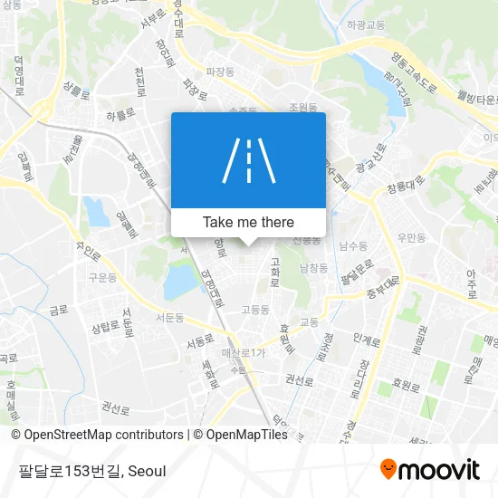 팔달로153번길 map