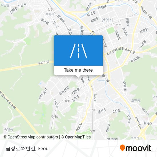 금정로42번길 map