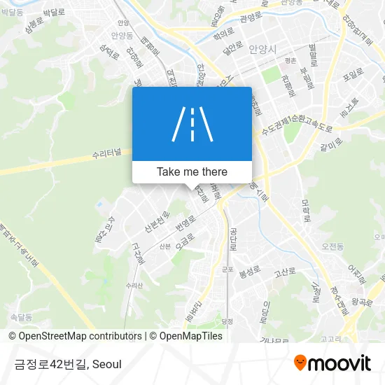 금정로42번길 map