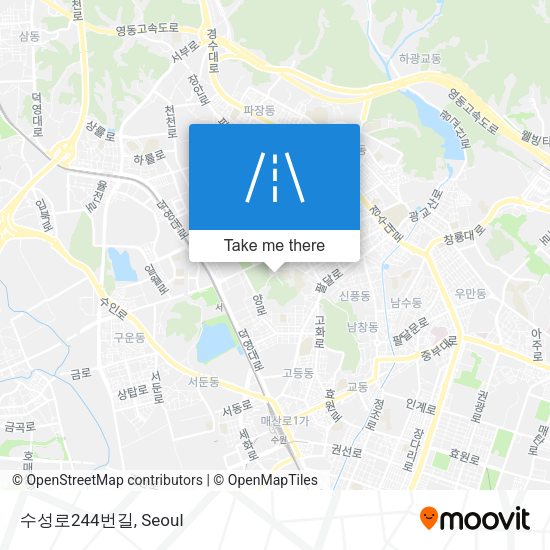 수성로244번길 map