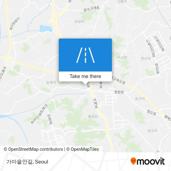가마을안길 map