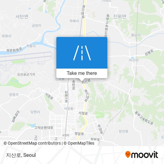 지산로 map