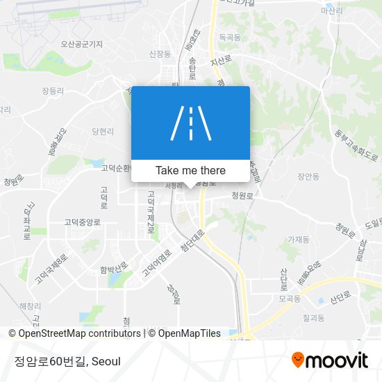 정암로60번길 map