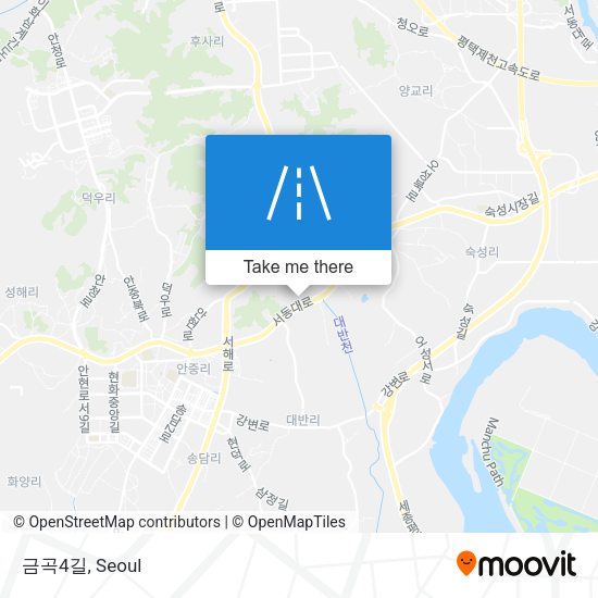 금곡4길 map