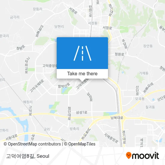 고덕여염8길 map