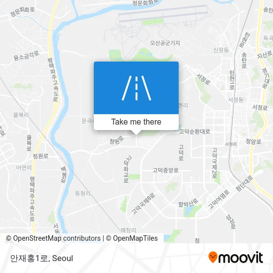 안재홍1로 map