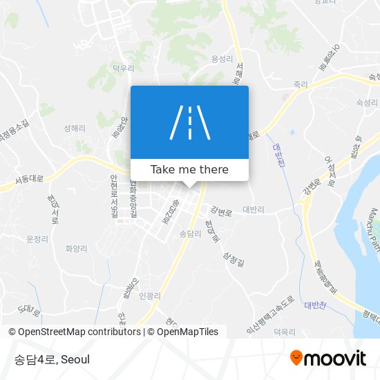 송담4로 map