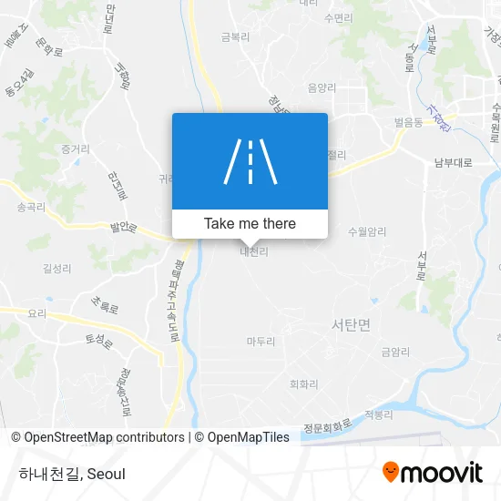 하내천길 map