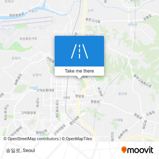 송일로 map
